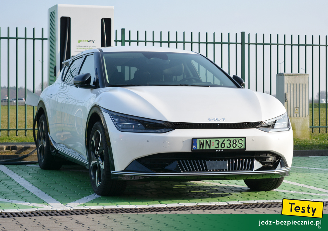 Elektromobilność – Testy 10 modeli samochodów z napędem elektrycznym, Kia EV6