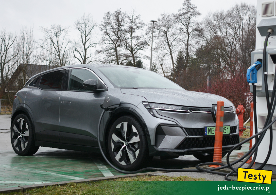 Elektromobilność – Testy 10 modeli samochodów z napędem elektrycznym, Renault Megane E-Tech