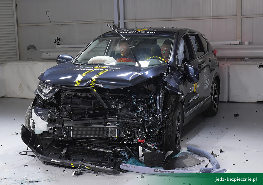 TESTY ZDERZENIOWE EURO NCAP | Wyniki testw zderzeniowych Euro NCAP - Wszystkie modele na pitk | Honda CR-V | Luty 2019