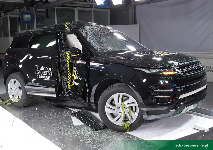 TESTY ZDERZENIOWE EURO NCAP | 2019 | Range Rover Evoque