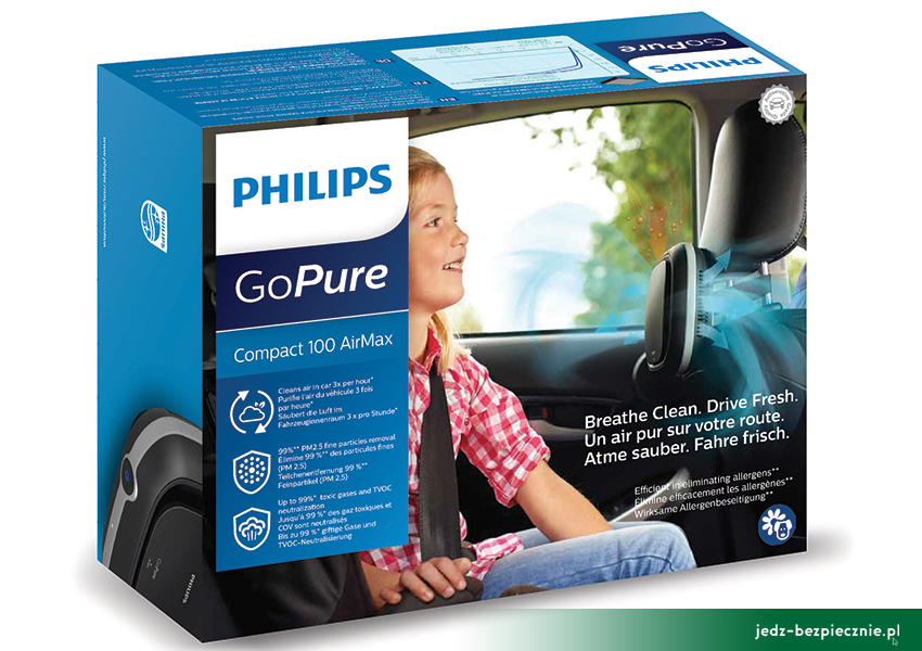 PRODUKTY | Filtry kabinowe - Jak zadbać o czyste powietrze podczas jazdy samochodem? | Philips GoPure