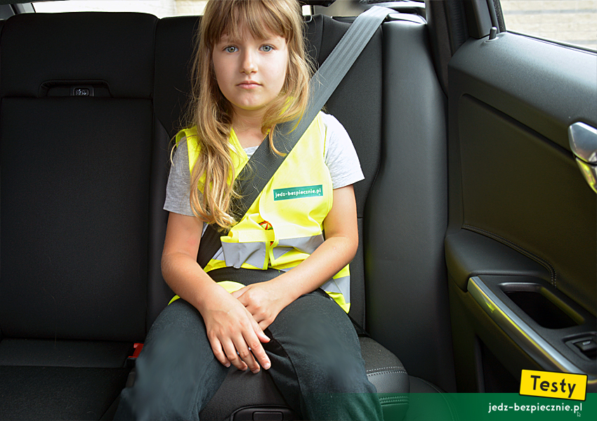 TESTY | Volvo XC60 - podwyższenie, kanapa, fabryczny element, dziecko, ułożenie pasa bezpieczeństwa