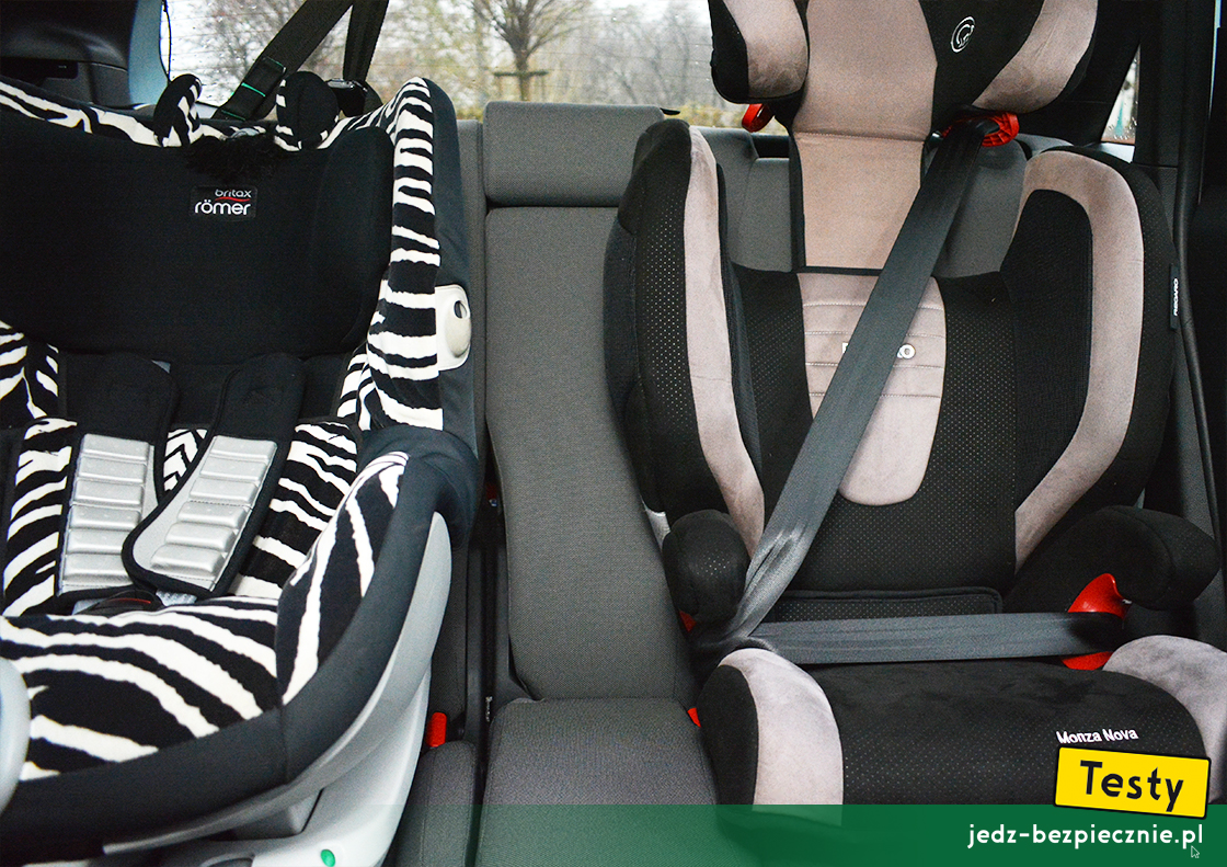 Testy - Honda Jazz IV Crosstar hybrid - dziecko bez fotelika na środkowym miejscu kanapy