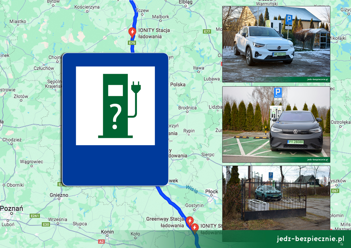 Elektromobilność – Gdy przy głównej drodze nie ma ładowarki, A1 i A2 oraz S19