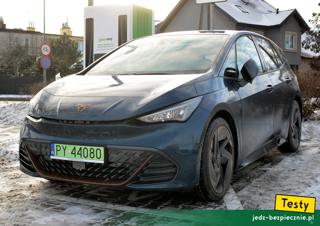Elektromobilność – Testy 10 modeli samochodów z napędem elektrycznym, Cupra Born