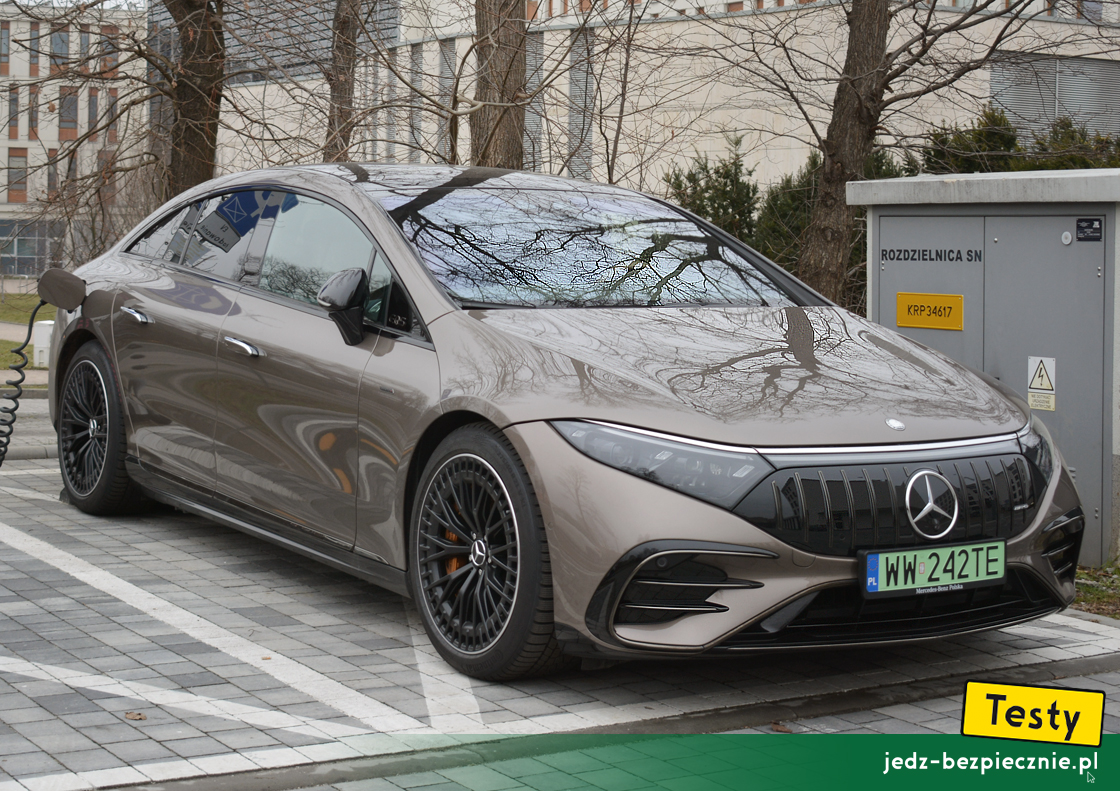 Elektromobilność – Testy 10 modeli samochodów z napędem elektrycznym, Mercedes EQS