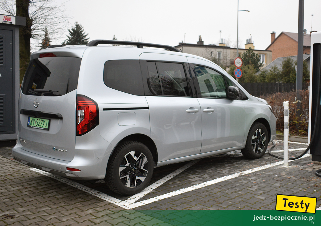 Elektromobilność – Testy 10 modeli samochodów z napędem elektrycznym, Nissan Townstar