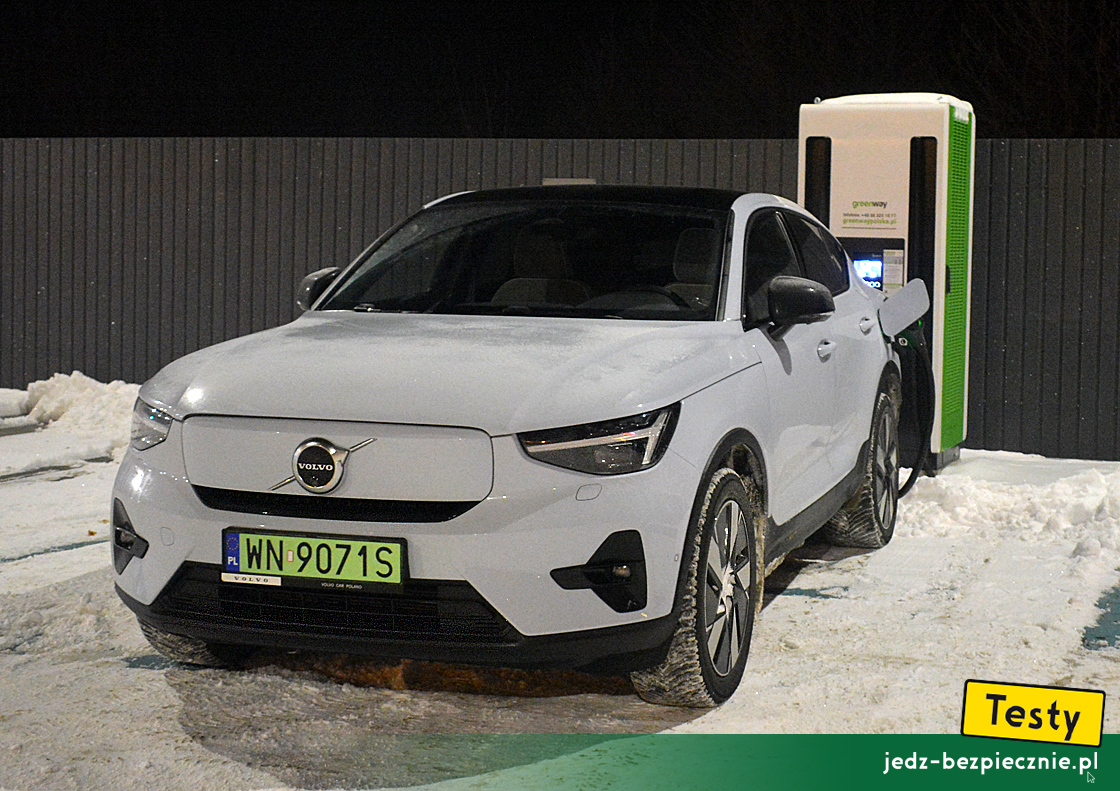 Elektromobilność – Testy 10 modeli samochodów z napędem elektrycznym, Volvo C40