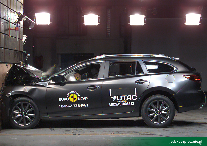 TESTY ZDERZENIOWE EURO NCAP | Wyniki testów zderzeniowych Euro NCAP | Mazda 6 | Październik 2018
