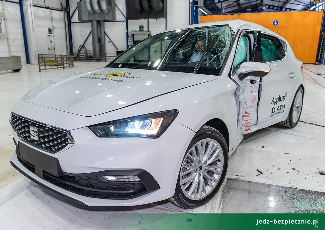 TESTY ZDERZENIOWE EURO NCAP | SEAT Leon | 2020 | zderzenie czołowe
