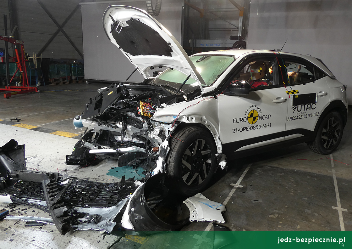 TESTY ZDERZENIOWE EURO NCAP - lipiec 2021 - Opel/Vauxhall Mokka