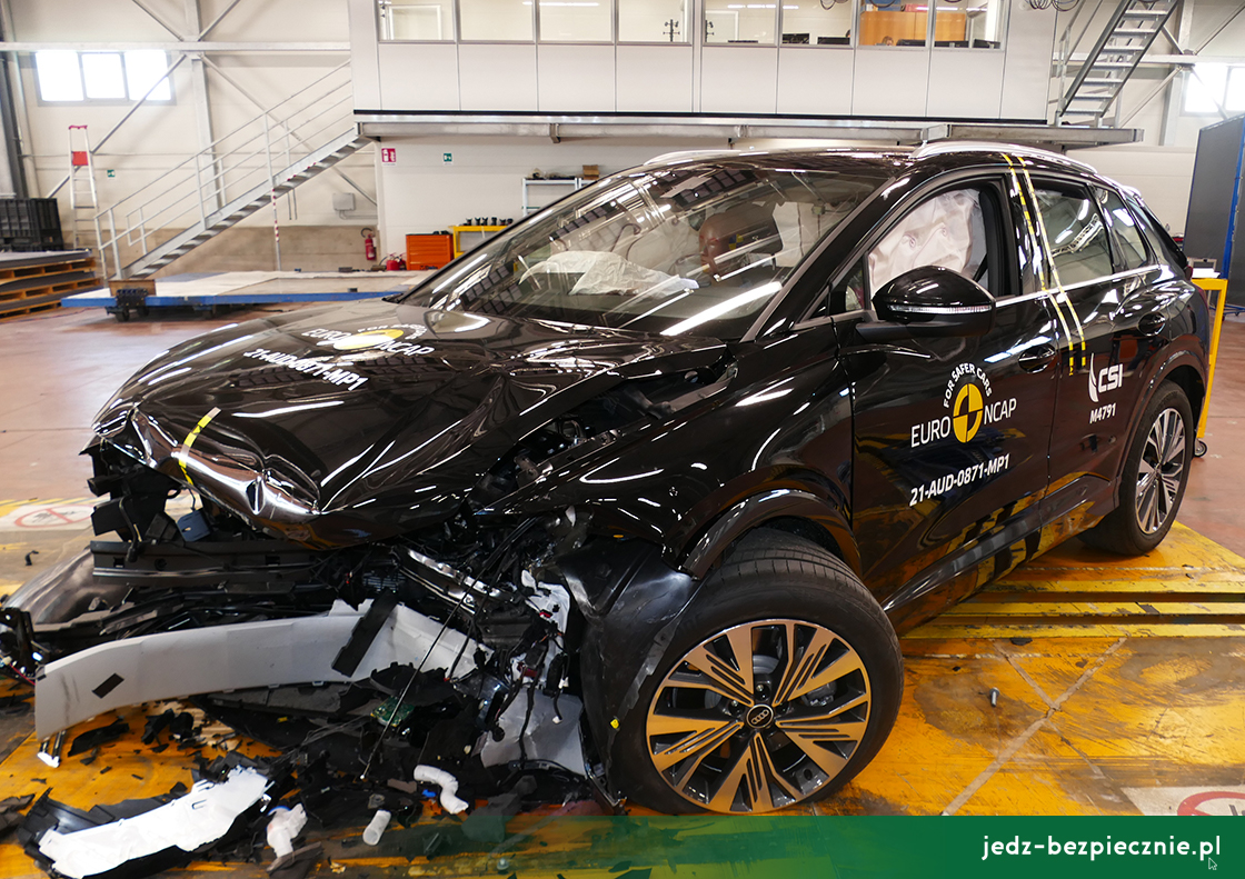 TESTY ZDERZENIOWE EURO NCAP - wrzesień 2021 - Audi Q4 e-tron