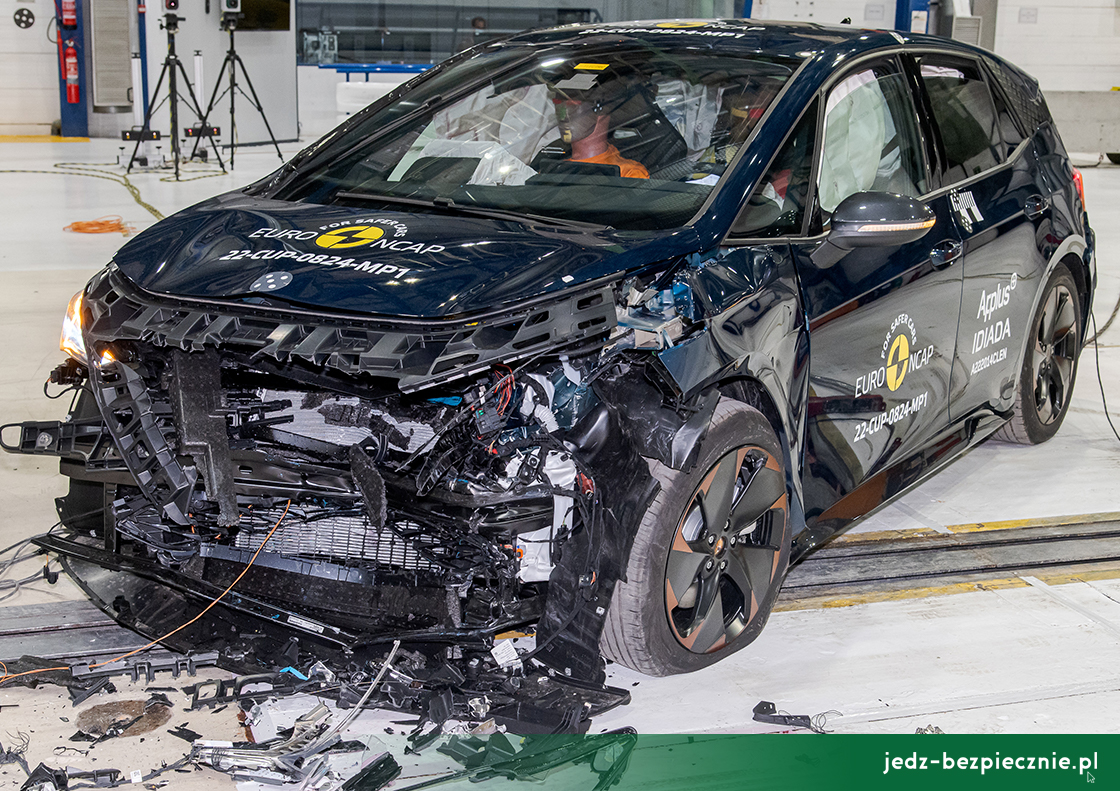 TESTY ZDERZENIOWE EURO NCAP | Cupra Born - uderzenie czołowe w przeszkodę stałą