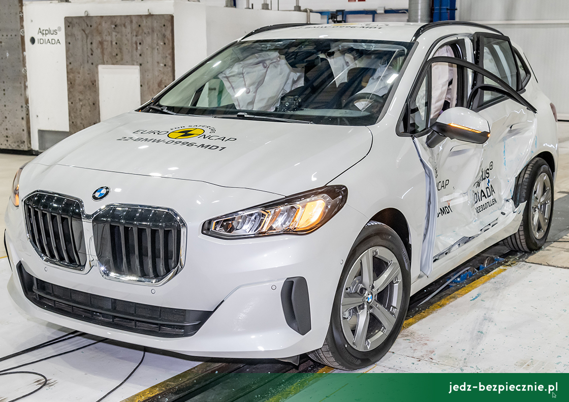 TESTY ZDERZENIOWE EURO NCAP - BMW 2 Active Tourer