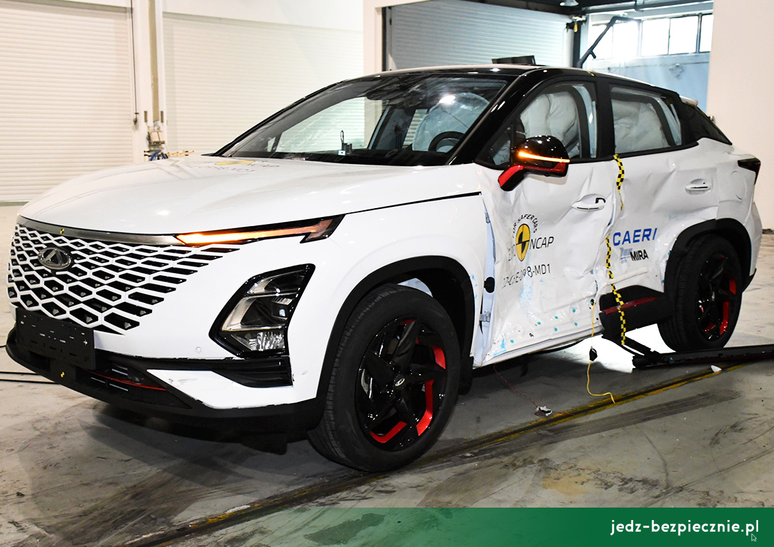 TESTY ZDERZENIOWE EURO NCAP - Chery Omoda 5