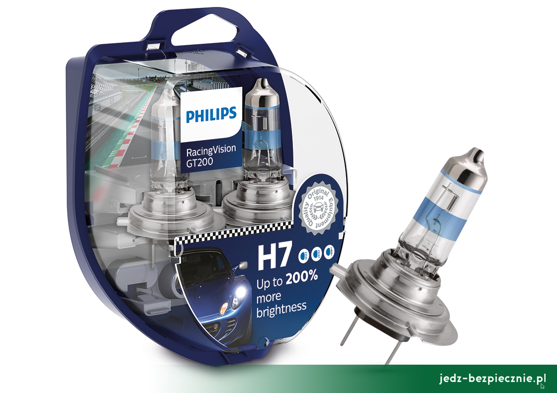 PRODUKTY | Żarówki Philips z większym zasięgiem na drodze | Philips RacingVision GT200