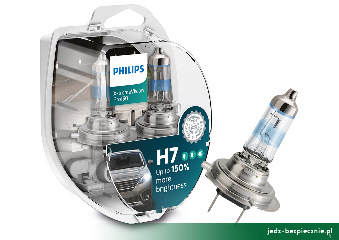 PRODUKTY | Żarówki Philips z większym zasięgiem na drodze | Philips X-tremeVision ultra Pro150