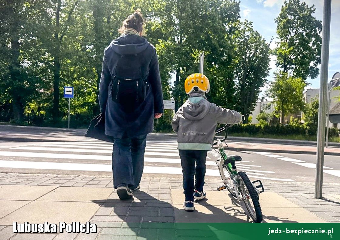 Po przejściu dla pieszych nie wolno przejeżdżać rowerem | Jedź Bezpiecznie