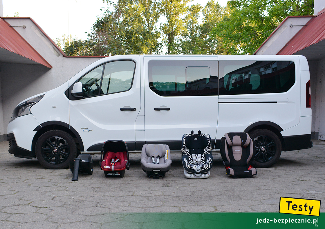 Fiat Talento - próby z fotelikami samochodowymi dla dzieci