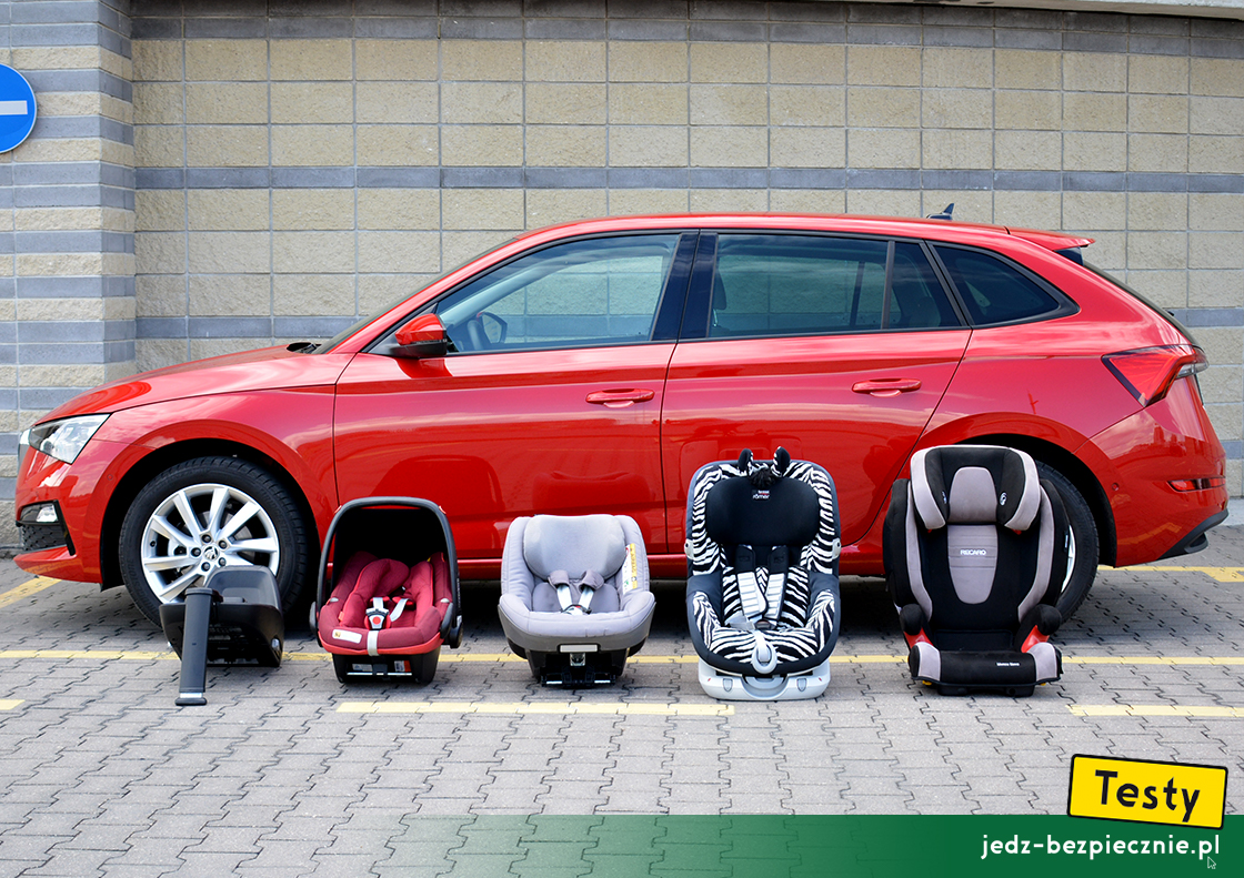 Testy - Skoda Scala - próby z fotelikami dziecięcymi Maxi-Cosi, Britax-Romer i Recaro
