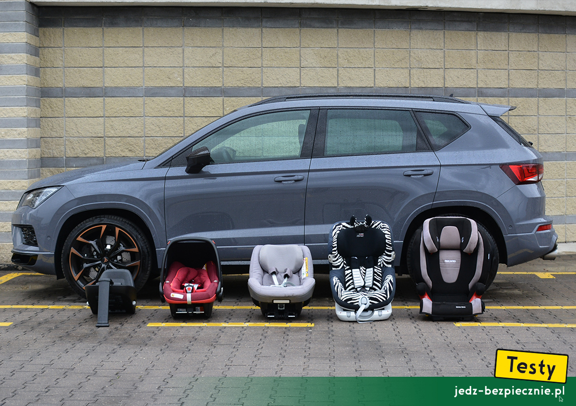 TESTY | Cupra Ateca Limited Edition | Próby z fotelikami dziecięcymi Maxi-Cosi, Britax-Romer i Recaro
