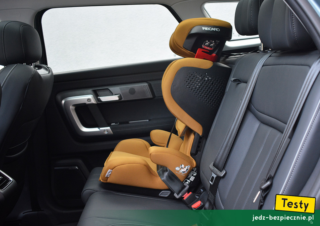 TESTY | Jaecoo 7 - montaż fotelika, grupa 2-3, Recaro, Mako Elite 2, Isofix, i-Size, przodem do kierunku jazdy, kanapa