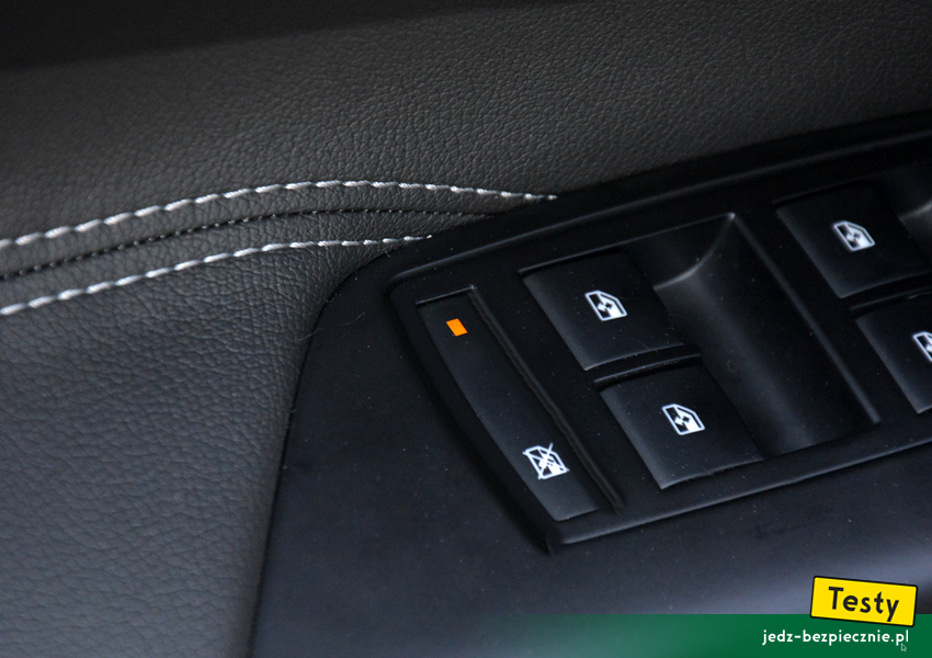 TESTY | Opel Insignia A liftback | blokada regulacji bocznych szyb
