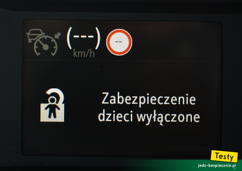 TESTY | Dziecko w Oplu Combo Life E | Potwierdzenie dezaktywacji blokady drzwi