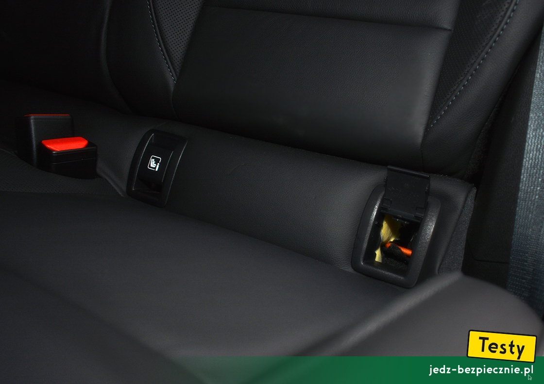 Testy - Renault Clio V hatchback - mocowania Isofix na skrajnych miejscach kanapy