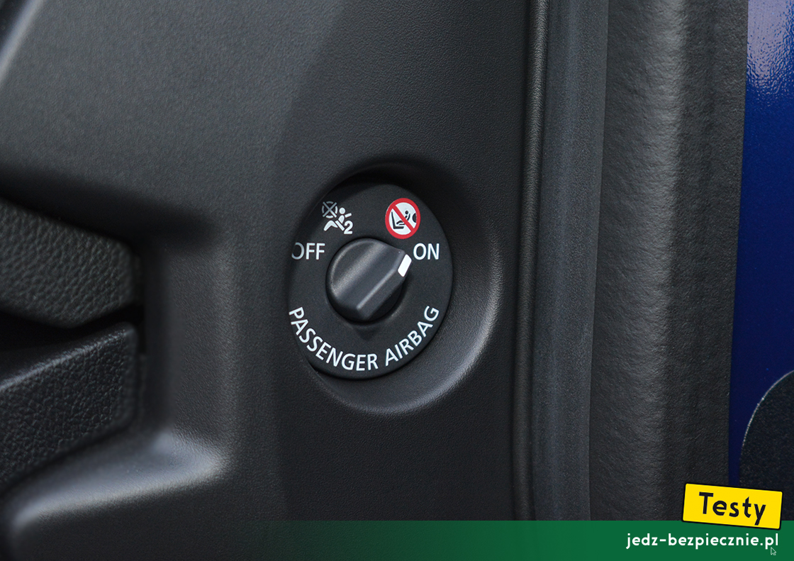 Testy - Renault Megane IV Grandtour fl plug-in - wyłącznik przedniej poduszki powietrznej pasażera