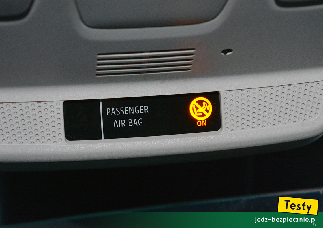 Testy - Renault Megane IV Grandtour fl plug-in - aktywna poduszka powietrzna pasażera, ON