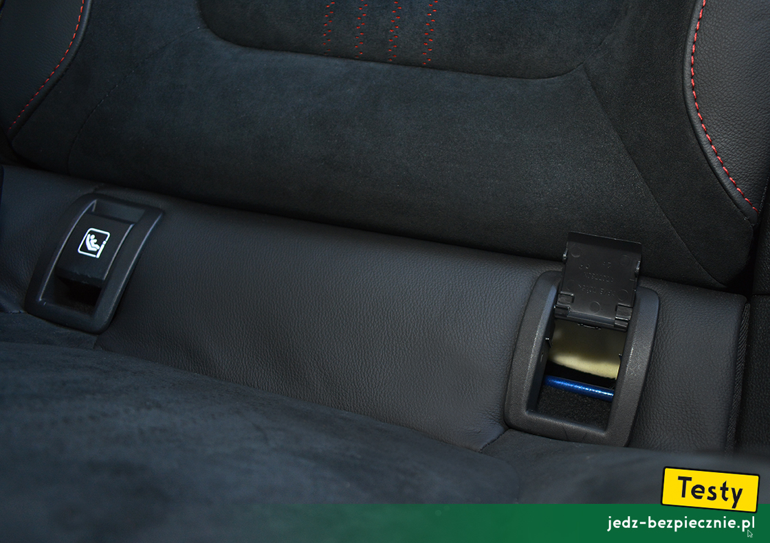 Testy - Renault Megane IV Grandtour fl plug-in - mocowania isofix, i-size na skrajnych miejscach kanapy