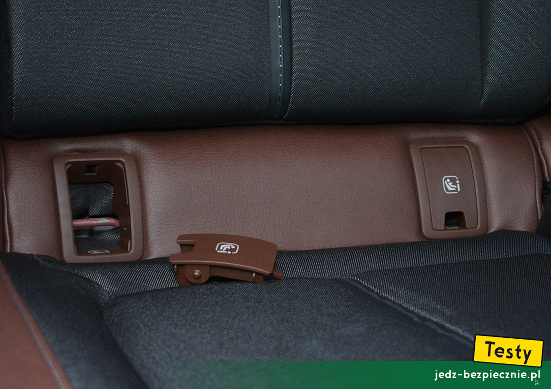 TESTY | Mazda MX-30 - mocowania Isofix, i-Size, na skrajnych miejscach kanapy