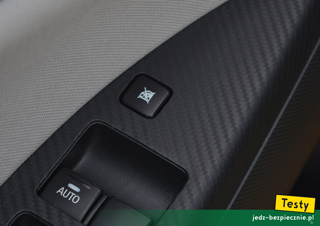 TESTY | Mitsubishi Space Star fl 2020 - blokada otwarcia szyb