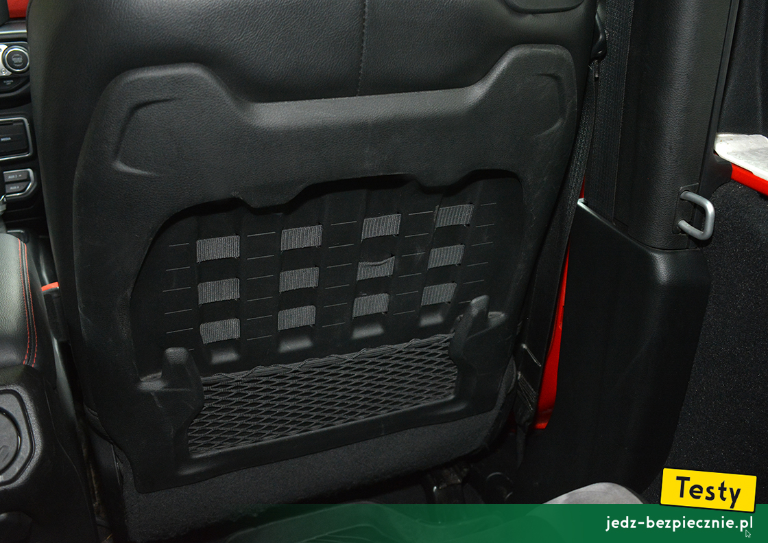 Testy - Jeep Wrangler JL - plecy foteli