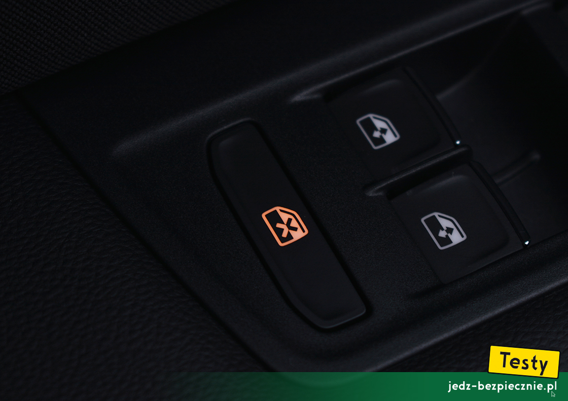 Testy - Volkswagen Tiguan II eHybrid fl 2020 - blokada sterowania bocznymi szybami