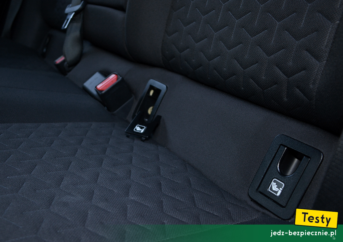 Testy - Suzuki Swace - Isofix