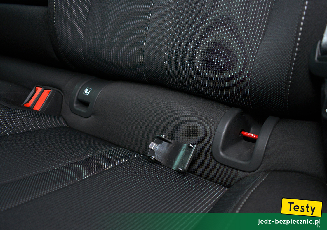 Testy - Skoda Octavia IV liftback - Isofix kanapa