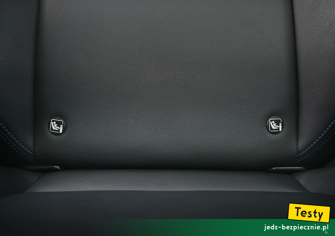 Testy - Nissan Townstar kombi - mocowania Isofix, i-Size, fotel pasażera