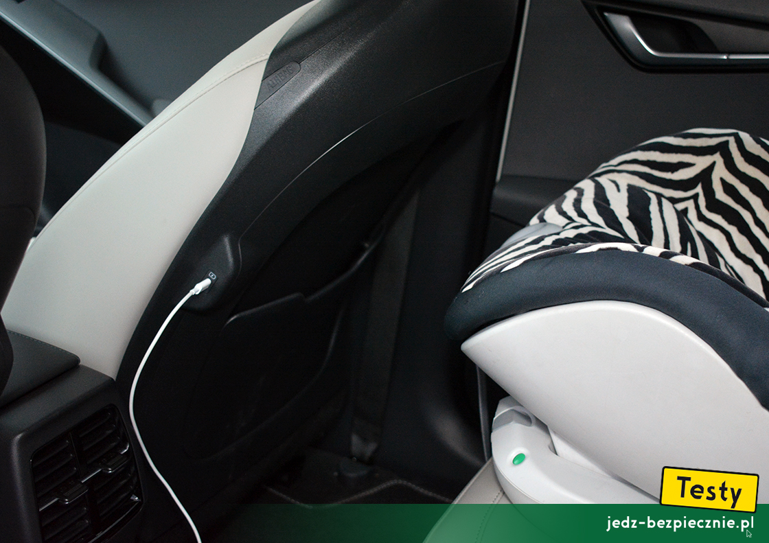 Testy - Kia Niro II EV - porty usb-c, 12V, audio, Android Auto, Apple CarPlay