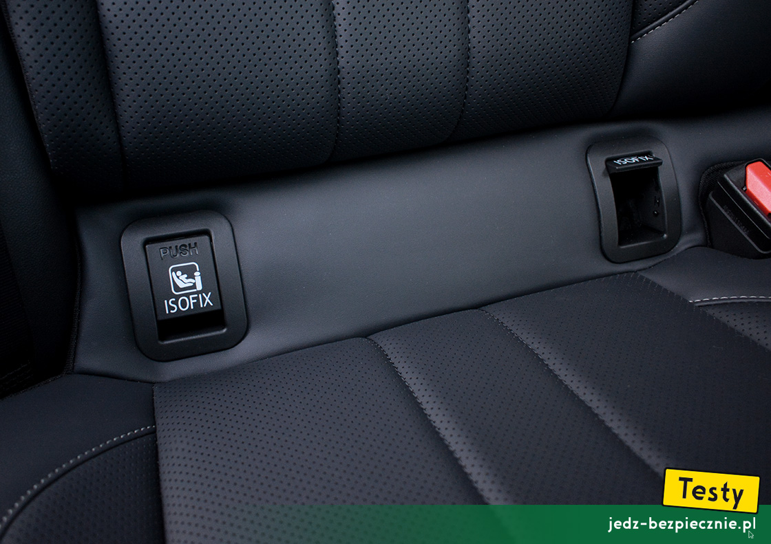 TESTY | Jaecoo 7 | mocowania Isofix, i-Size, skrajne miejsca kanapy