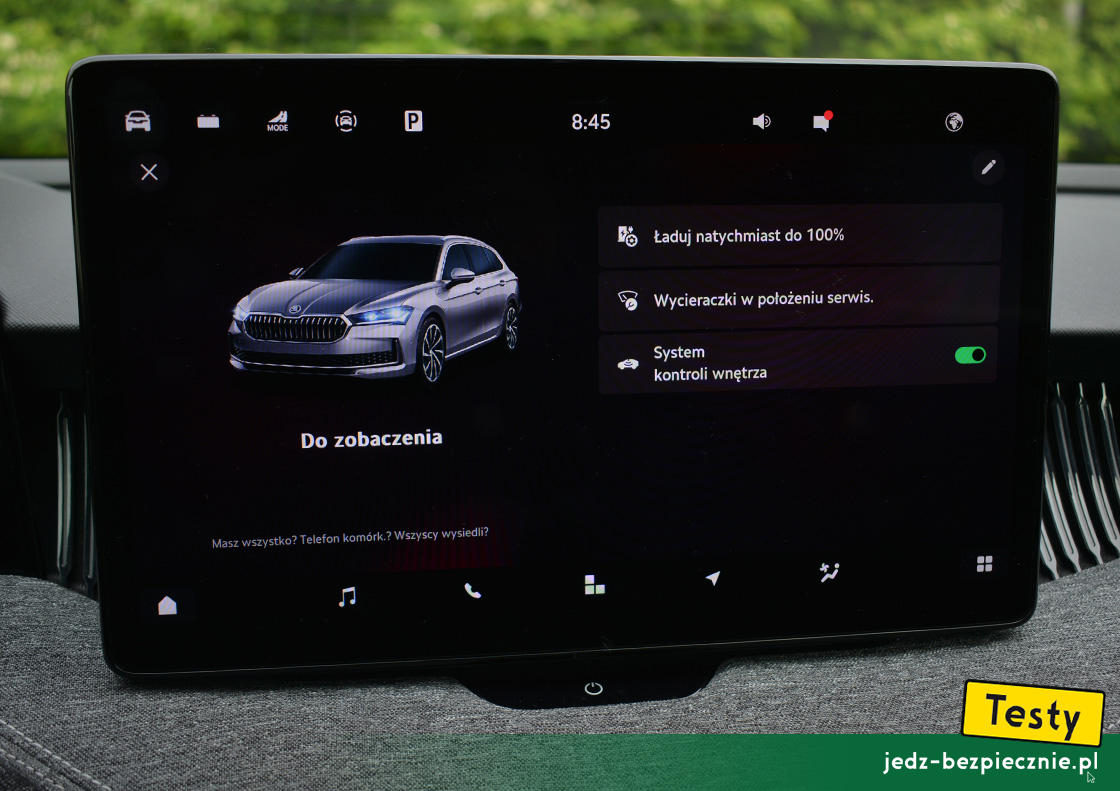 TESTY | Skoda Superb IV kombi plug-in | czy wszyscy wysiedli?