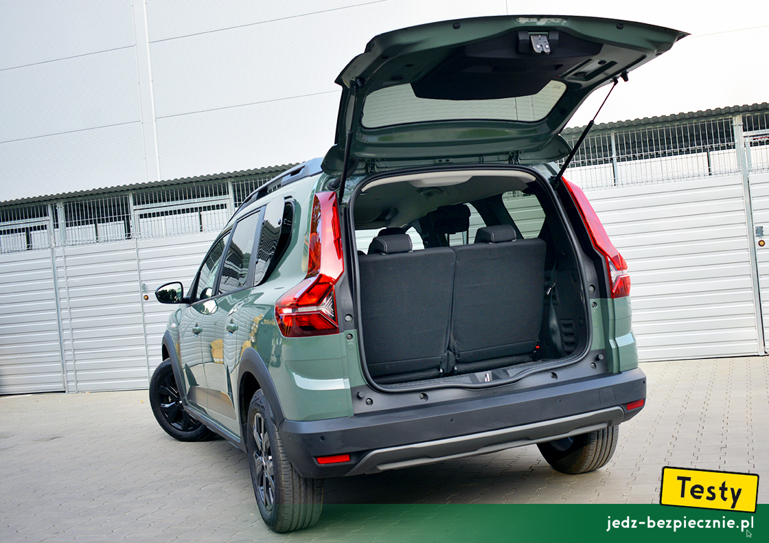TESTY | Dacia Jogger 7-osobowa LPG - bagażnik