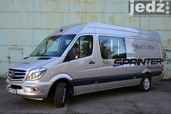 TESTY | Mercedes Sprinter PKab | Pierwsze wrażenia - przód samochodu