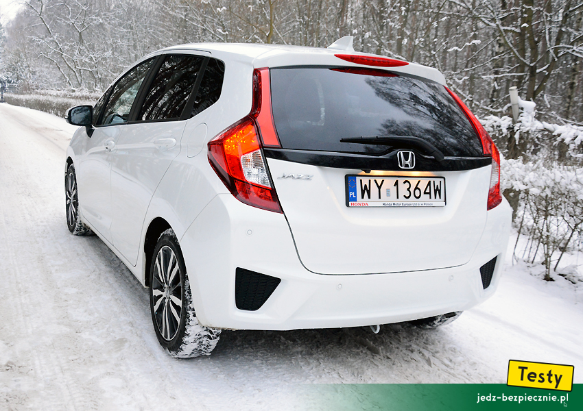 Testy - Honda Jazz III - tył auta