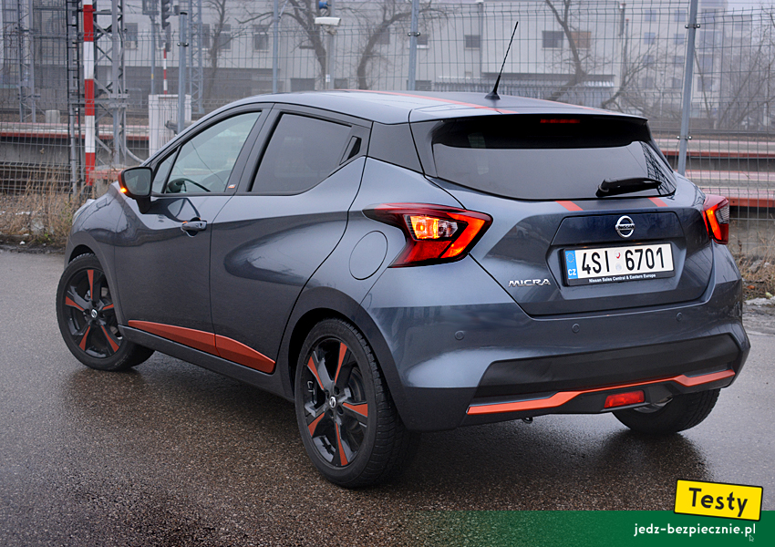 TESTY | Nissan Micra V - tył