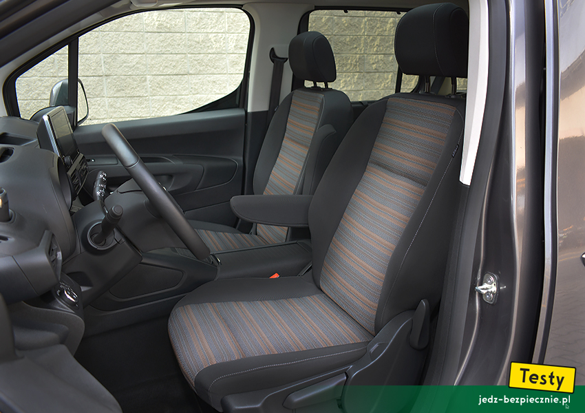 TESTY | Opel Combo Life E | fotele