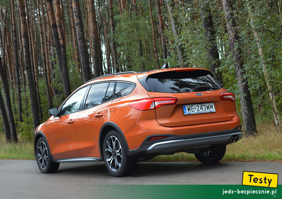 Testy - Ford Focus IV kombi Active - zmodyfikowany tył w stylu crossovera