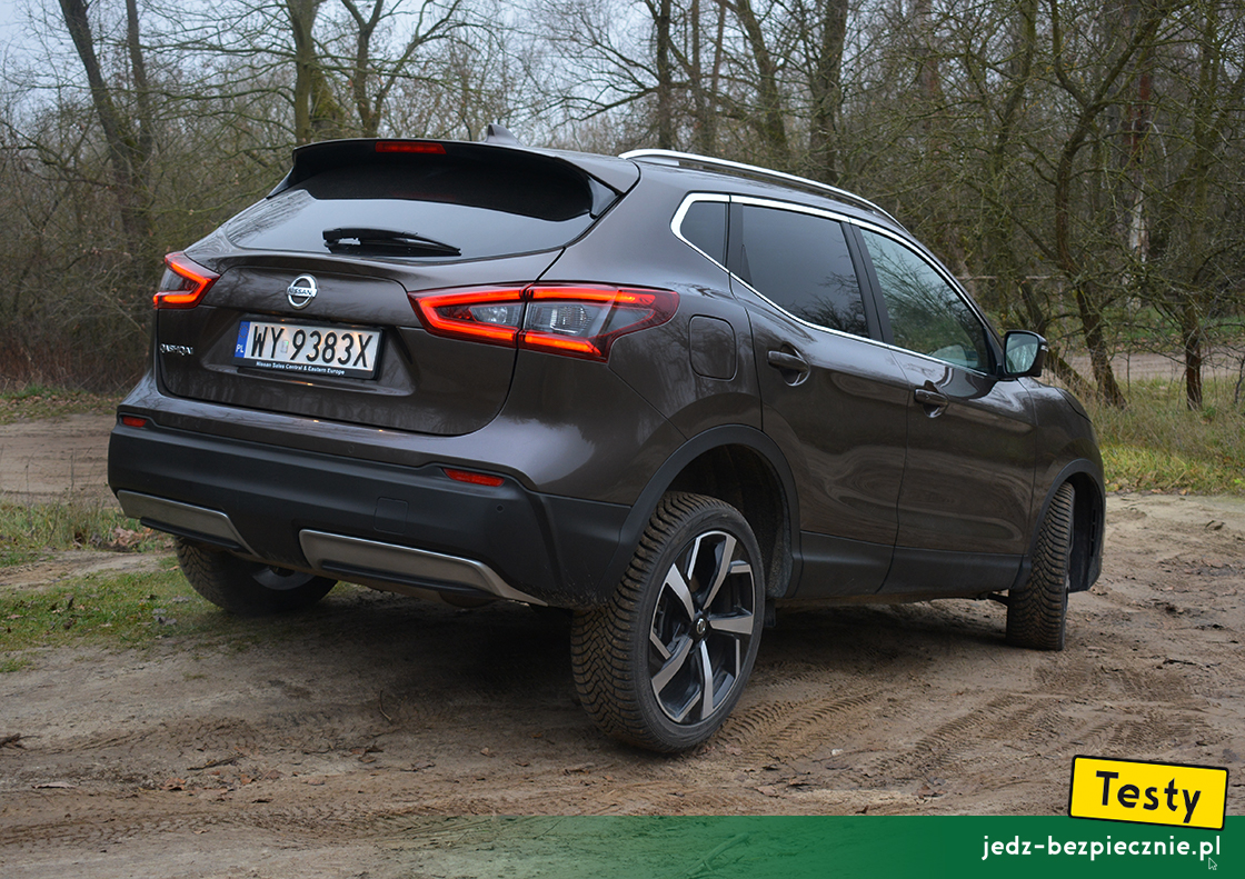 Testy - Nissan Qashqai II facelifting - tył auta