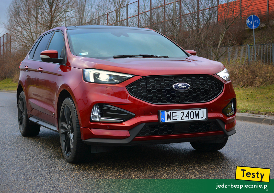 TESTY | Ford Edge II facelifting | Pierwsze wrażenia - przód samochodu